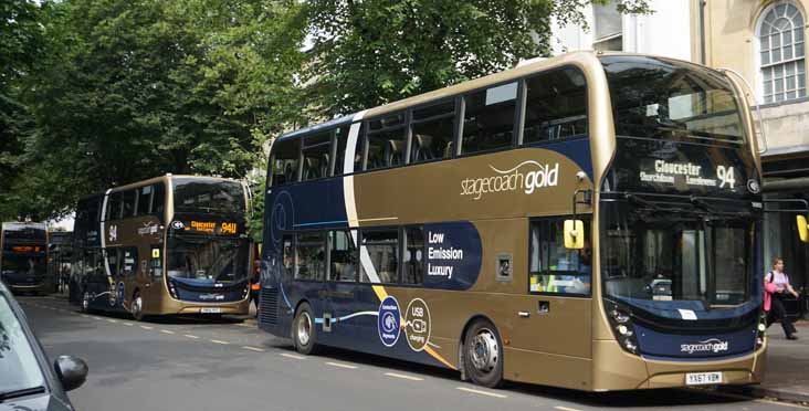 Stagecoach West Alexander Dennis Enviro400MMC 10903, 10749 & Scania N230UD Enviro400 15850 Gold